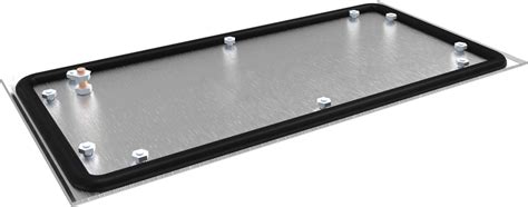 stainless steel enclosure gland plate|14 gauge steel gland plate.